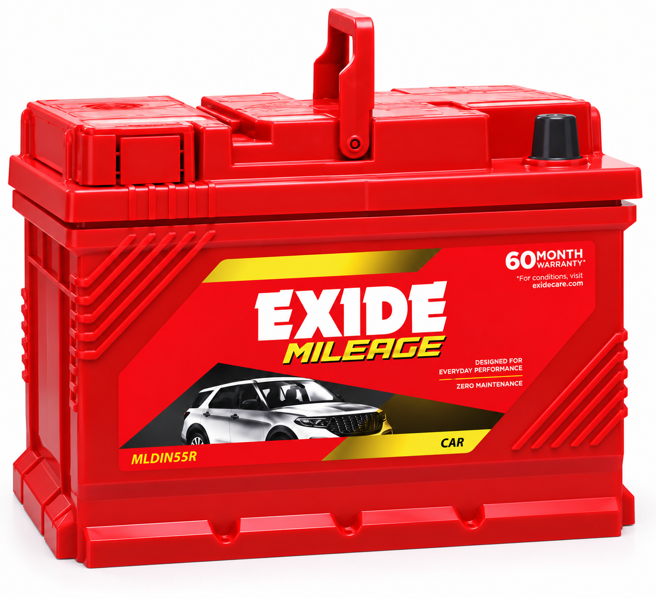 Exide MILEAGE(MLDIN55R) Car Battery - Image 3
