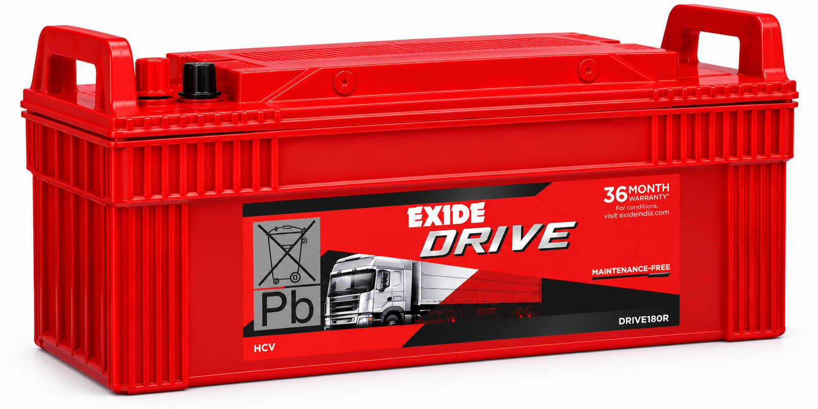 Exide DRIVE180R Battery - Image 3