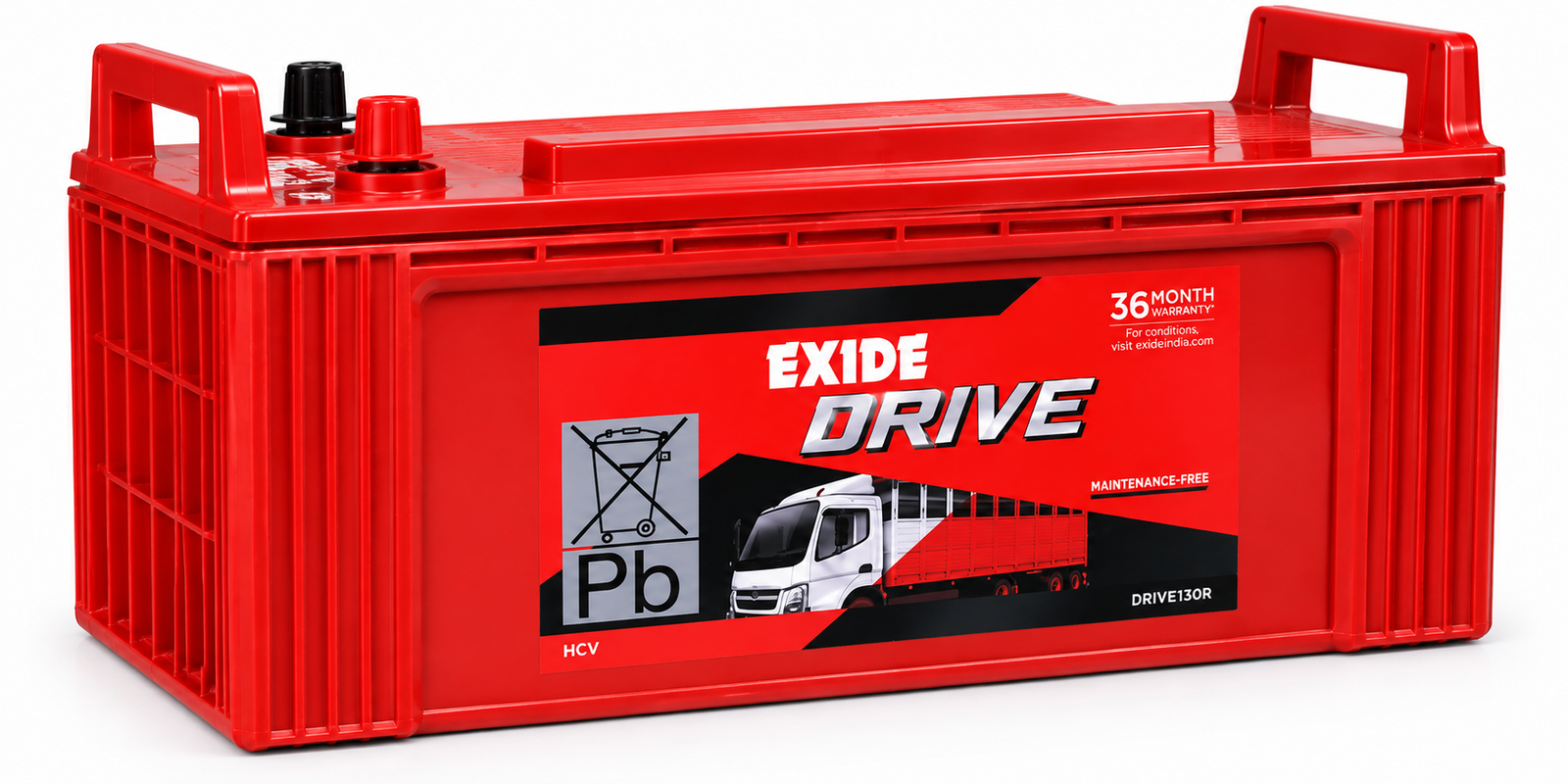 Exide DRIVE(DRIVE130R) Battery - Image 3