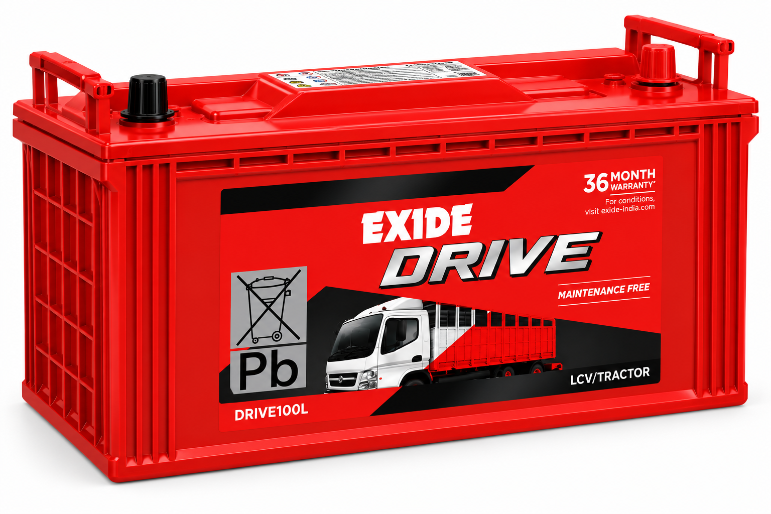 Exide DRIVE(DRIVE100L) Battery - Image 3