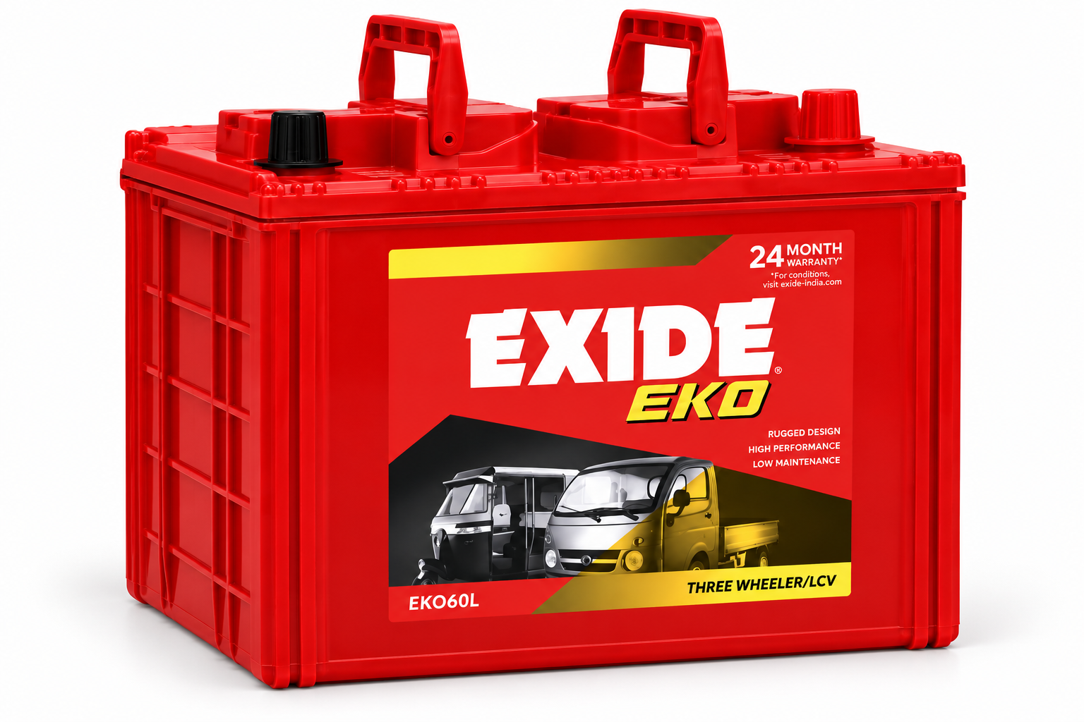 Exide EKO(EKO60L) Three wheeler Battery - Image 3