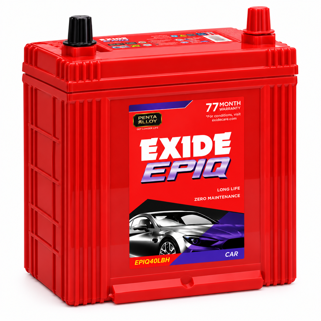 Exide (EPIQ40LBH) Car Battery - Image 3
