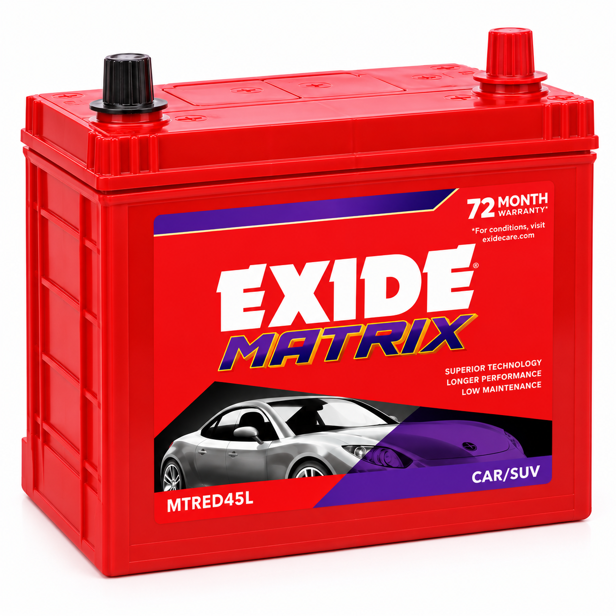 Exide Matrix MTRED45L Car Battery - Image 3