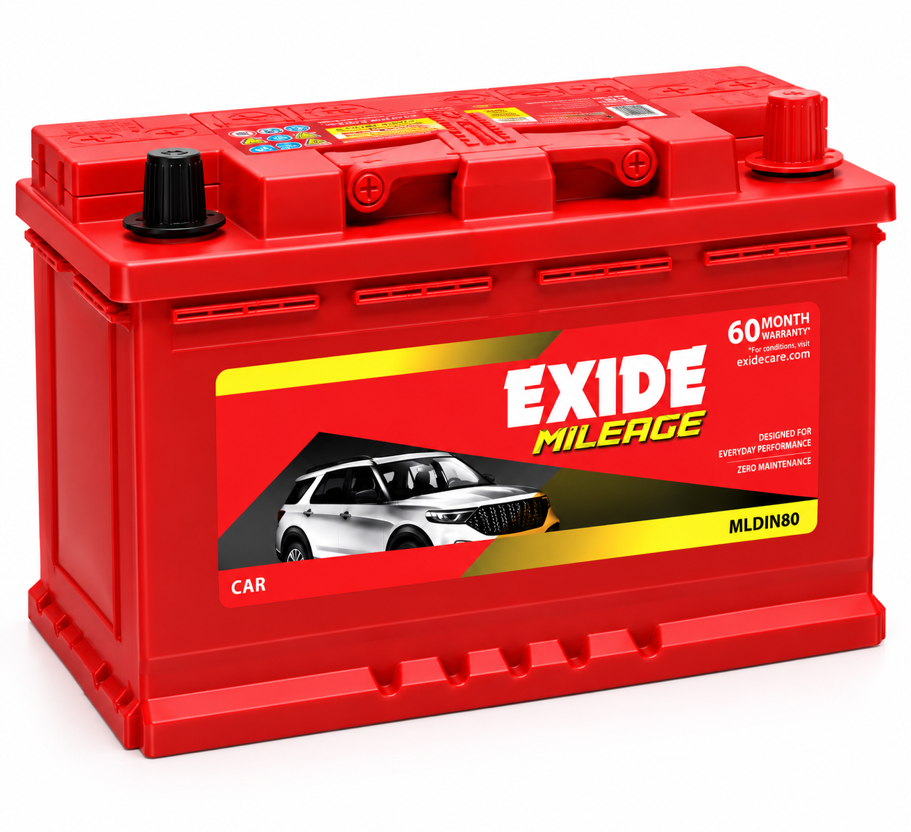 Exide MLDIN80 Car Battery - Image 3
