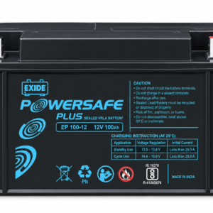 EXIDE PowerSafe Plus EP 100-12 (SMF 100AH 12V)