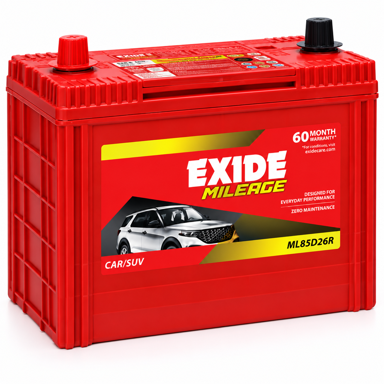 Exide MILEAGE(ML85D26R) Car Battery - Image 3