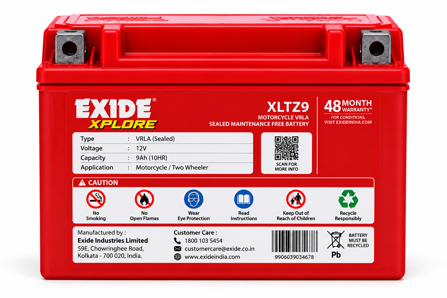 EXIDE XLTZ9 - Image 2