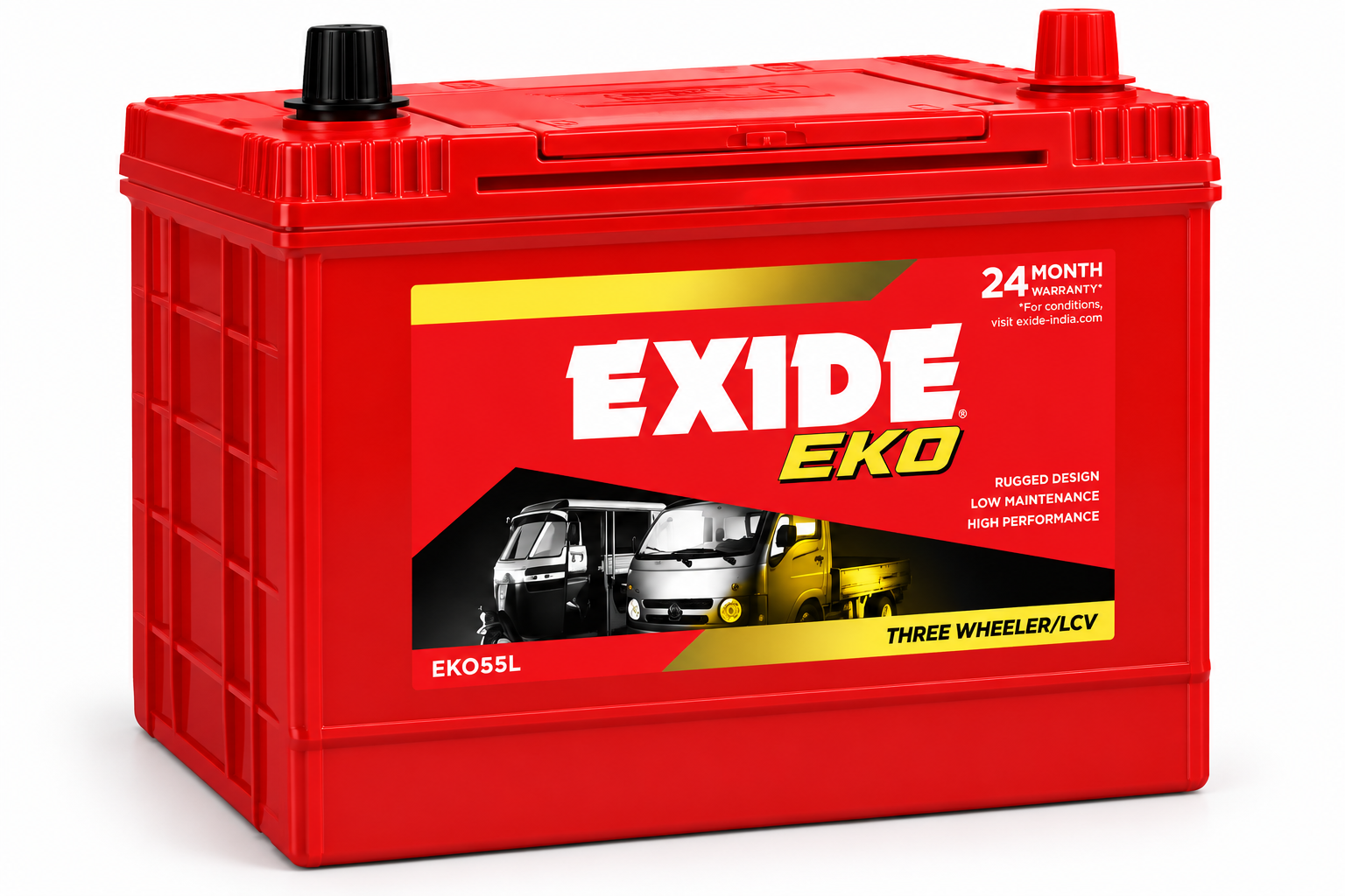 Exide EKO(EKO55L) Three wheeler Battery - Image 3