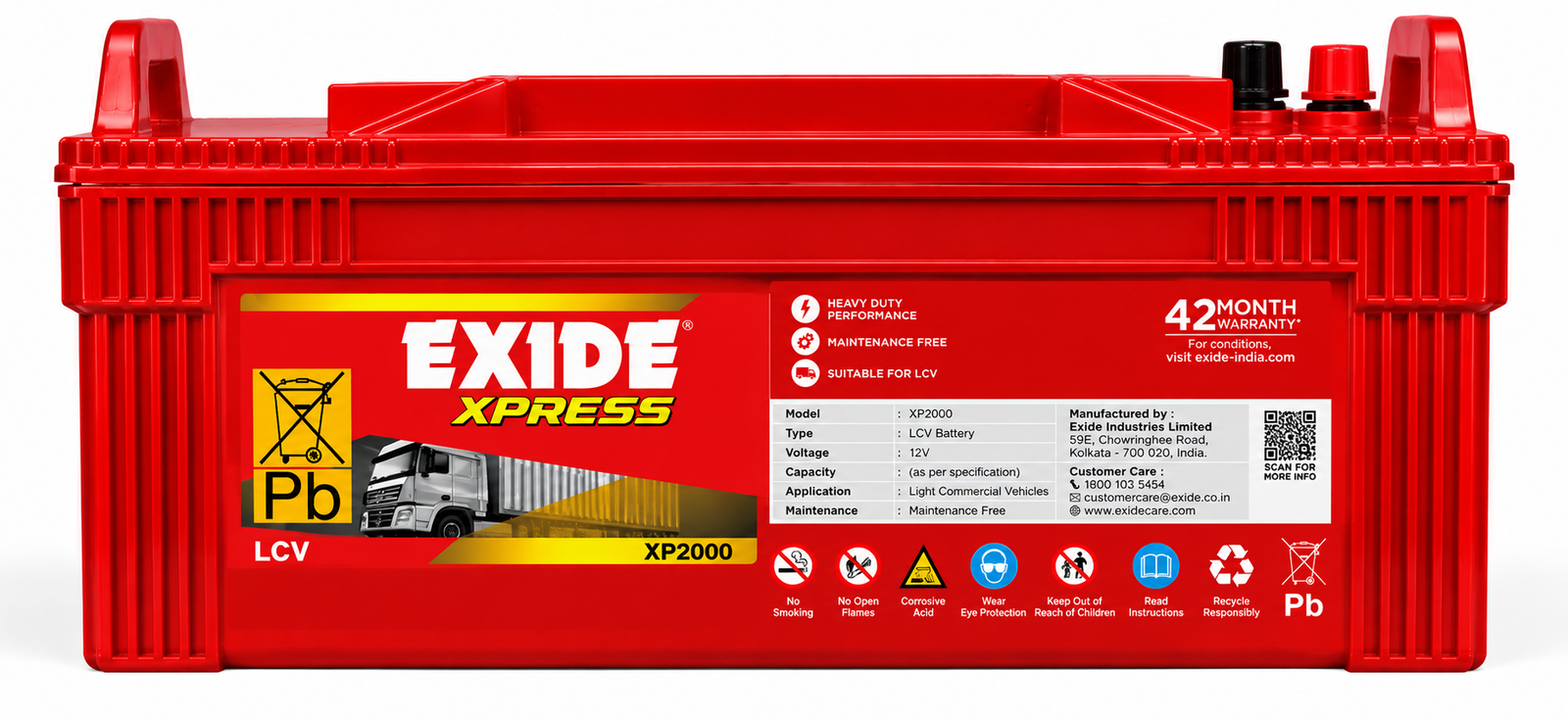 Exide XPRESS(XP2000) Battery - Image 2