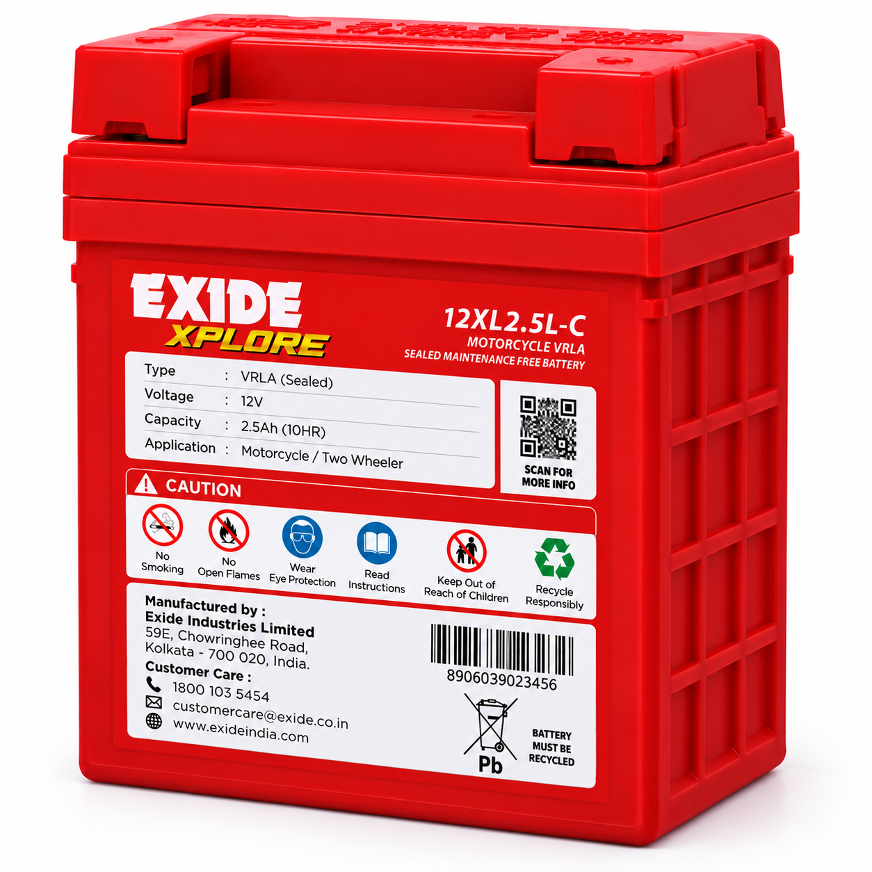 EXIDE XPLORE(12XL2.5L-C) - Image 3