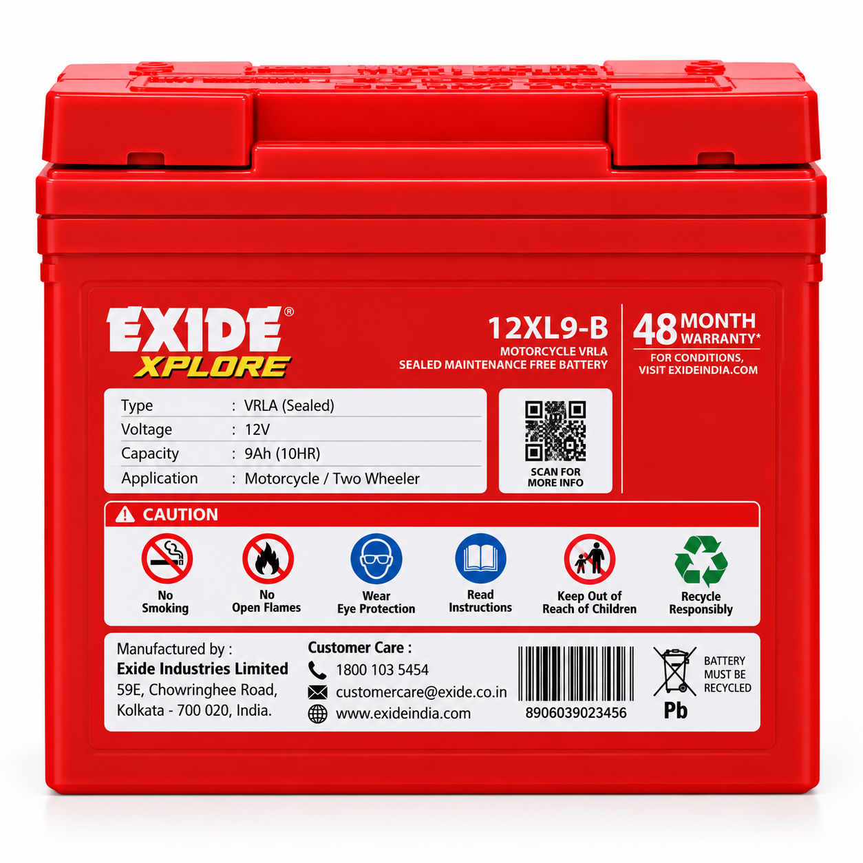 EXIDE XPLORE(12XL9-B) - Image 2